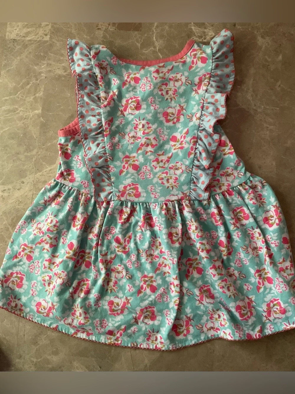 Matilda Jane Floral and Polka Dot pjs Set top and shorts ruffles